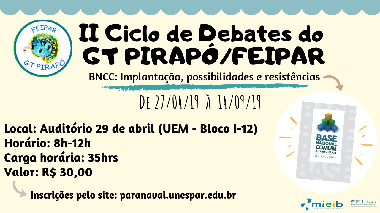 Universidade Estadual do Paraná, Campus de Paranavaí - II Ciclo de Debates do GT
