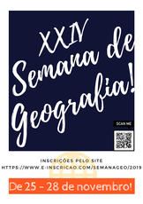 Universidade Estadual do Paraná - UNESPAR, Campus de Paranavaí 2019 XXIV SEMANA DE GEOGRAFIA